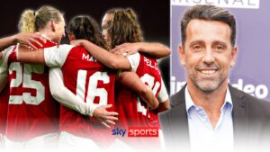 Read more about the article Arsenal Women boss Jonas Eidevall received message from Edu after reaching Champions League semi-finals | Football News