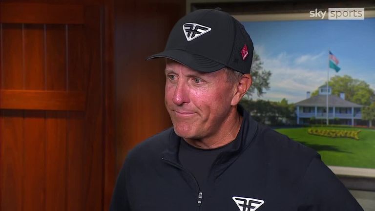 Phil Mickelson was grateful to be playing in the final round at The Masters at Augusta and said his 65 was as much fun as he could have playing golf