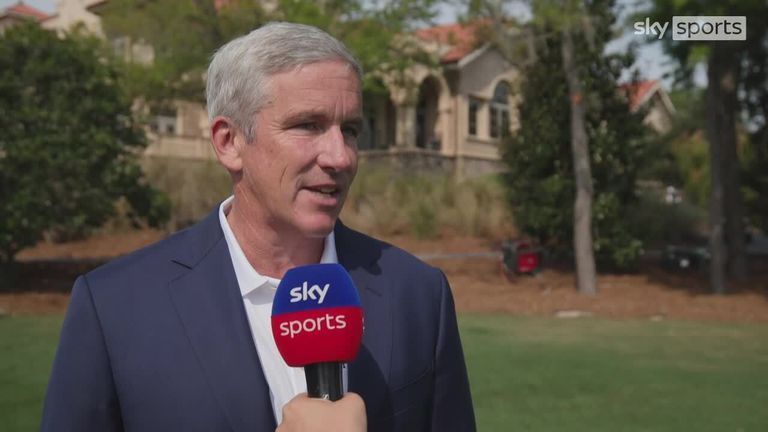 PGA Tour commissioner Jay Monahan says he is excited about raising the competitive bar with the best players in the world on the tour playing together more often.