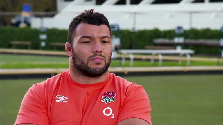 England international Ellis Genge reacts to Luther Burrell's racism claims, saying professional rugby players found guilty of racism should be named. Warning: viewers may find content upsetting or triggering