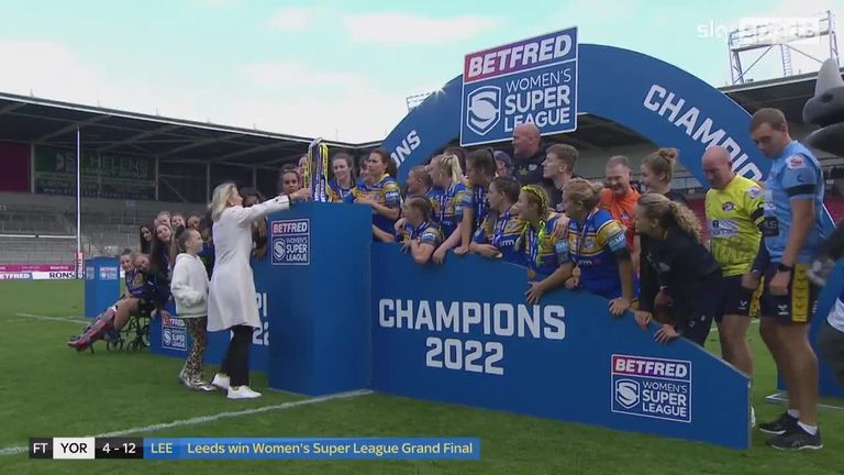 Watch highlights as Leeds Rhinos defeated York City Knights in the 2022 Betfred Women's Super League Grand Final.