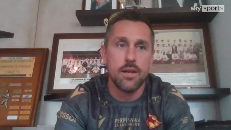 Catalans Dragons stand-off, Mitchell Pearce has played down reports linking him with a move back to the NRL insisting he is happy in France.