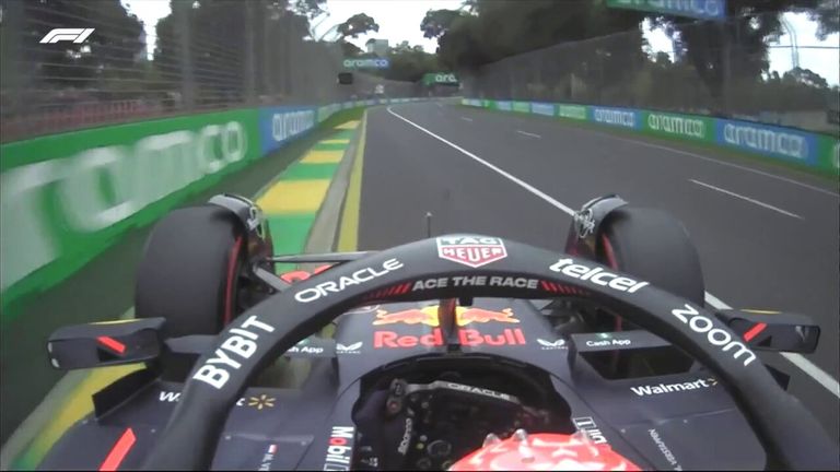 Drive onboard with Max Verstappen as he takes pole position at the Australian GP for Red Bull.