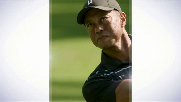 World number 1,001 Tiger Woods was seen playing shots at Augusta National the Sunday before The Masters