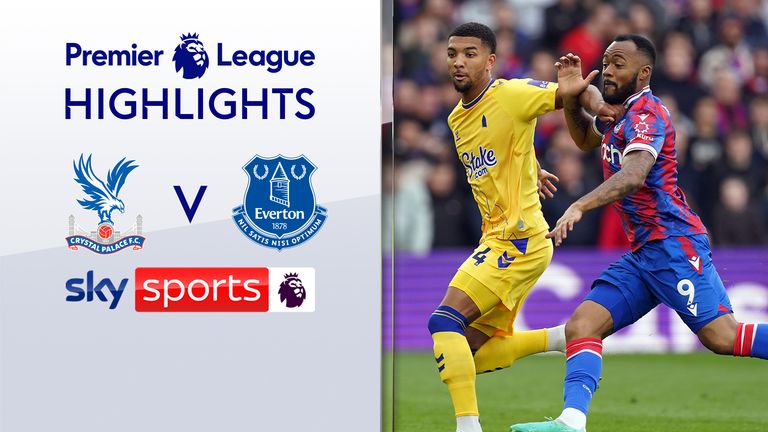 Crystal Palace vs Everton highlights