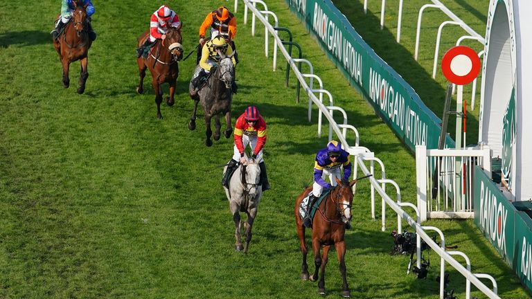 Derek Fox and Corach Rambler win the Grand National
