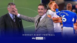 Read more about the article Jamie Carragher, Gary Neville’s heated debate on Harry Kane: ‘He’s Embarrassing’ | ‘It’s in his eye!’ | Video | Watch TV Show