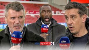 Read more about the article ‘You’re in cuckoo land!’ | Gary Neville, Roy Keane and Jimmy Floyd Hasselbaink disagree on ‘Arsenal disaster’ | Video | Watch TV Show