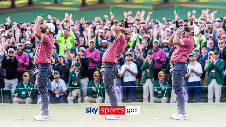 Watch the winning putt as Rahm became 2023 Masters champion.