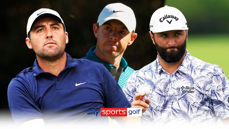 The world's top three golfers Scottie Scheffler, Rory McIlroy and Jon Rahm are preparing to do battle at Augusta this week