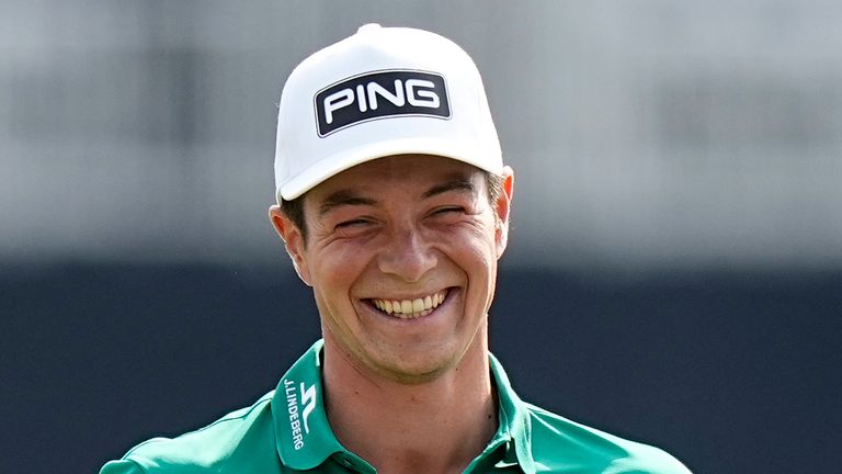 Viktor Hovland is three off the lead heading into the final round of The Masters