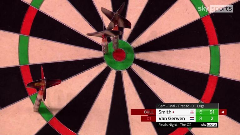 Smith's incredible 91 finish had the O2 on the edge of their seats. The delayed reaction was even better!