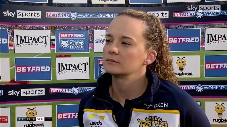 Leeds Rhinos Women's head coach Lois Forsell was unhappy with her team's defence in their loss to St Helens