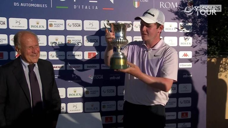 Highlights from last year's Italian Open, where Robert MacIntyre impressed to claim a play-off victory