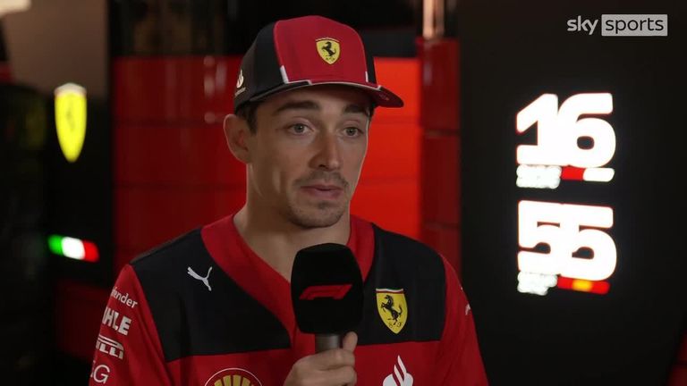 Charles Leclerc crashed his Ferrari in P2 and isn't optimistic about challenging Red Bull for the win in Sunday's race.