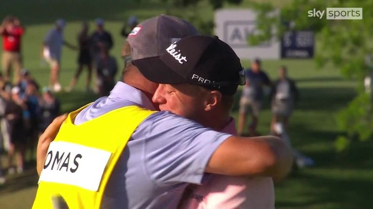 Justin Thomas wins his second PGA Championship after beating Will Zalatoris in a three-hole play-off