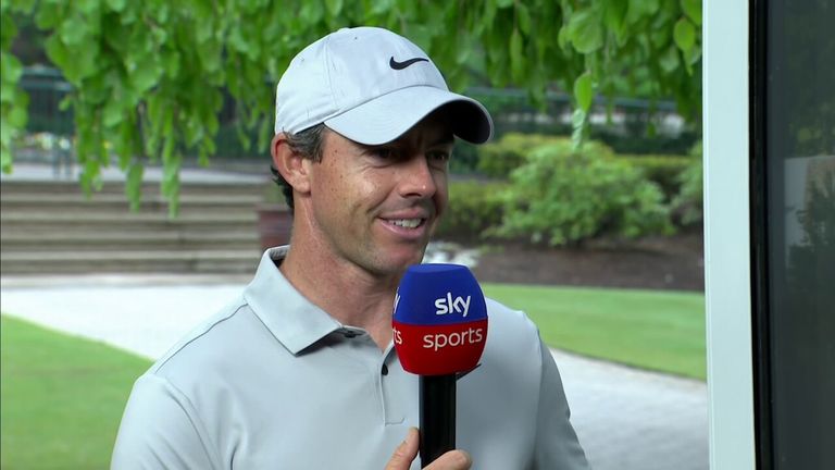 Rory McIlroy admitted his long birdie on the ninth hole gave him momentum heading into the back nine