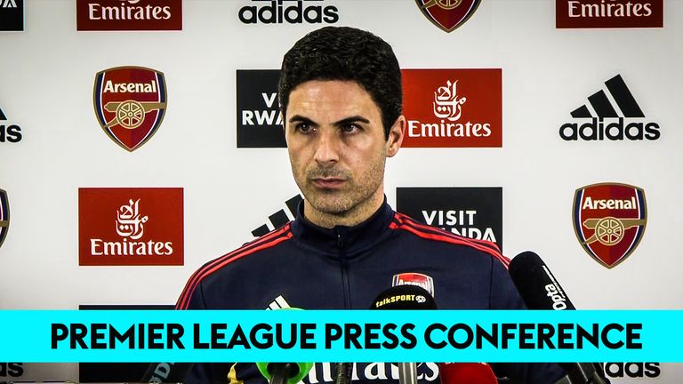 Arsenal manager Mikel Arteta