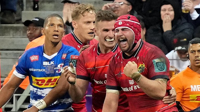 John Hodnett scored the crucial winning try for Munster in Cape Town 