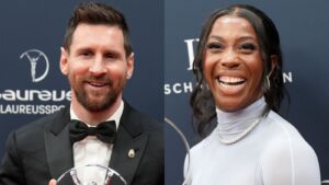 Read more about the article Lionel Messi and Shelly-Ann Fraser-Pryce win top accolade at Laureus Sports Awards | Football News