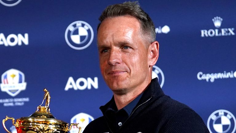 Luke Donald says it is 'a shame' some players are unavailable for Ryder Cup selection after resigning their DP World Tour membership following their move to LIV Golf