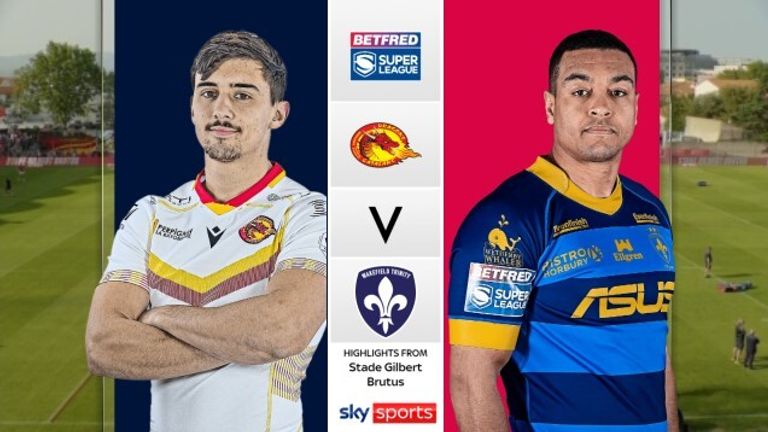 Highlights from the Betfred Super League clash between Catalans Dragons and Wakefield Trinity