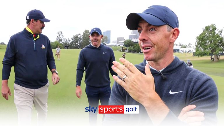 Former world No.1 Rory McIlroy says playing at the US Open is a different challenge as he walks the course at the Los Angeles Country Club