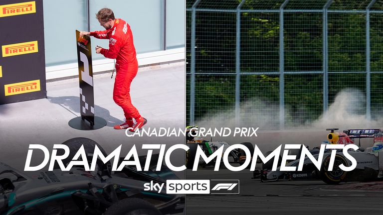 A look back at some of the most dramatic moments from the Canadian Grand Prix