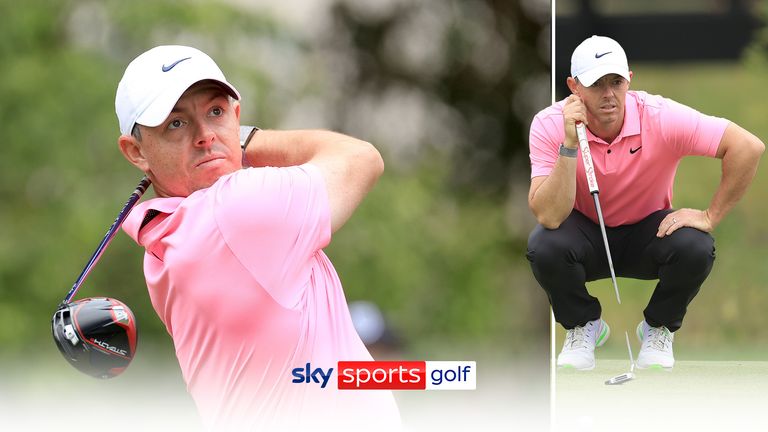 Rory McIlroy shot himself in to contention at the 2023 US Open with four birdies in his last five holes during the second round at Los Angeles Country Club.