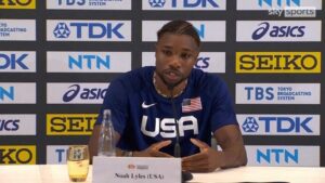 Read more about the article ‘World champions of what?!’ | Noah Lyles’ dig at NBA winners | Video | Watch TV Show