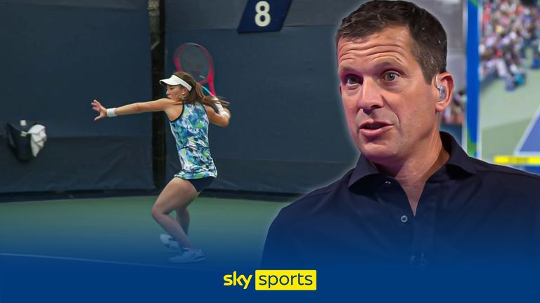 Tim Henman analyses Britain&#39;s Yuriko Miyazaki in her win over Margarita Betova.