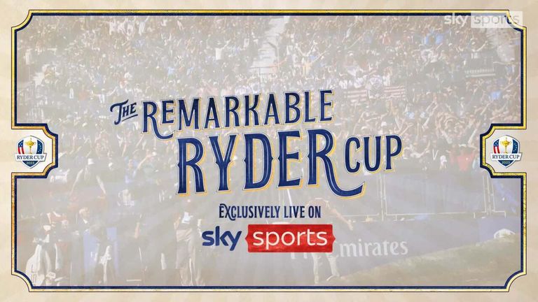 You can see Europe take on the United States in the Ryder Cup from September 29, exclusively live on Sky Sports