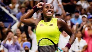 Read more about the article US Open: Coco Gauff reaches women’s singles final but only after long delay due to climate change protesters | Tennis News