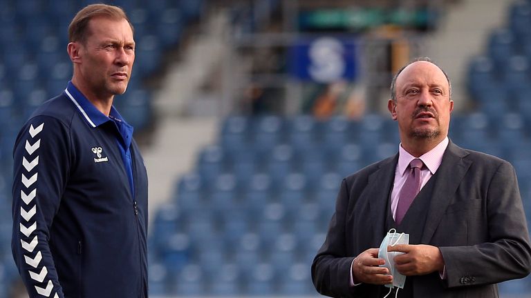 Duncan Ferguson was assistant at Everton to Rafa Benitez