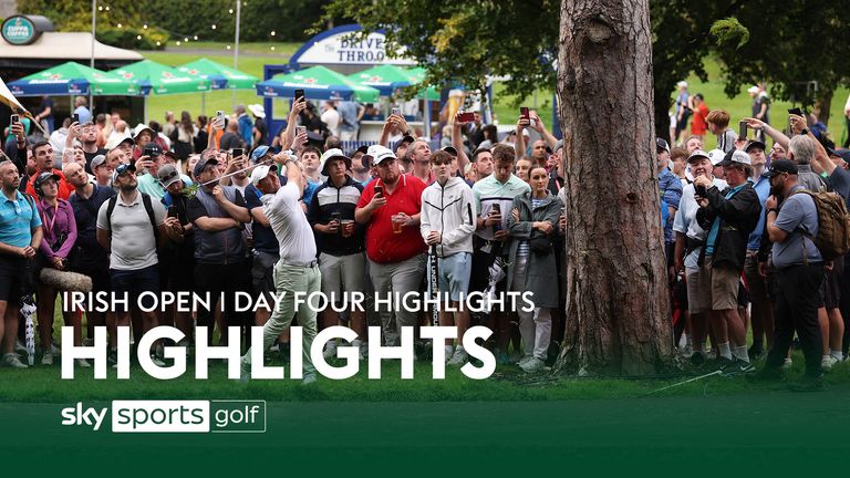 Highlights from the fourth round of the Irish Open at The K Club