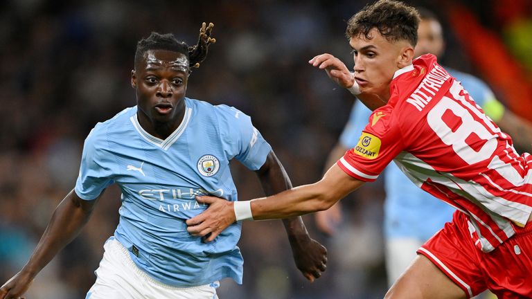 Jeremy Doku impressed off the bench for Man City