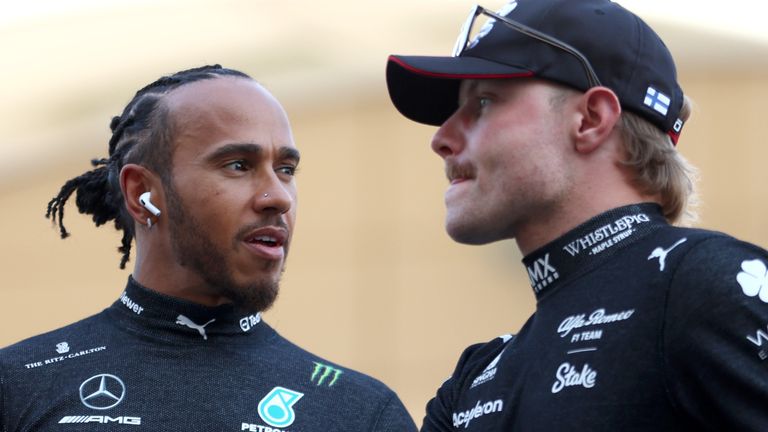 Valtteri Bottas was Lewis Hamilton's team-mate at Mercedes between 2017 and 2021