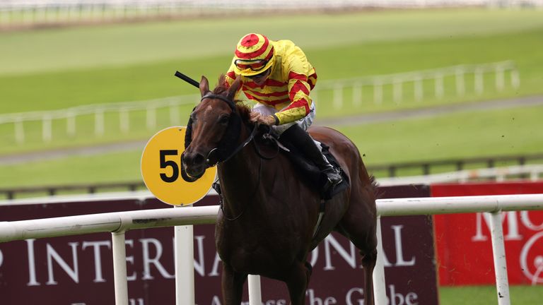 Lumiere Rock wins the Group Two Blandford Stakes under Dylan Browne McMonagle