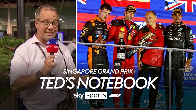 Ted Kravitz is in the paddock as he reviews all the biggest stories from the 2023 Singapore Grand Prix.