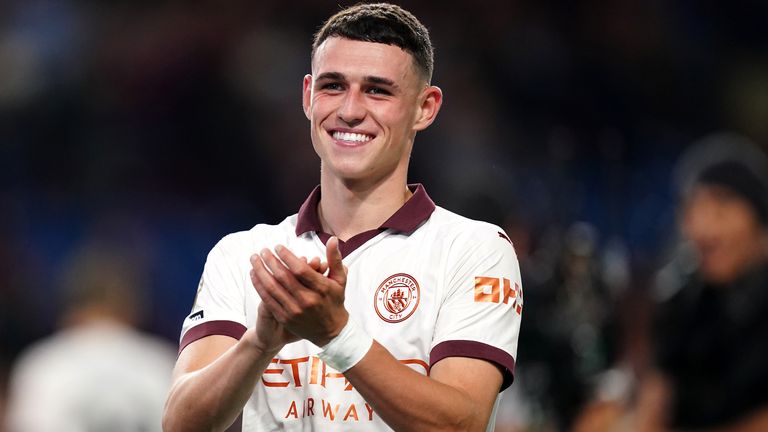 Manchester City forward Phil Foden