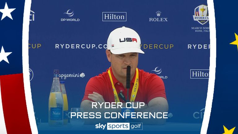 Team USA captain Zach Johnson describes the Ryder Cup is the 'best sporting event in golf' ahead of the start of this year's competition which begins on Friday in Rome