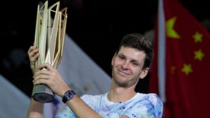 Read more about the article Hubert Hurkacz wins Shanghai Masters while Jessica Pegula and Leylah Fernandez also win titles in Asia | Tennis News