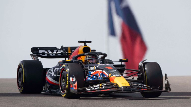 Max Verstappen wins the 2023 Austin Sprint, becoming the first driver to win three sprints in one season