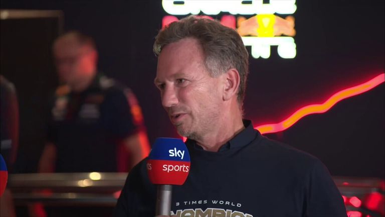 Red Bull boss Christian Horner says Verstappen can count himself as one of the 'greats' of the sport after winning his third consecutive world title