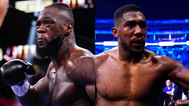 Deontay Wilder and Anthony Joshua - credit AP Photo/PA