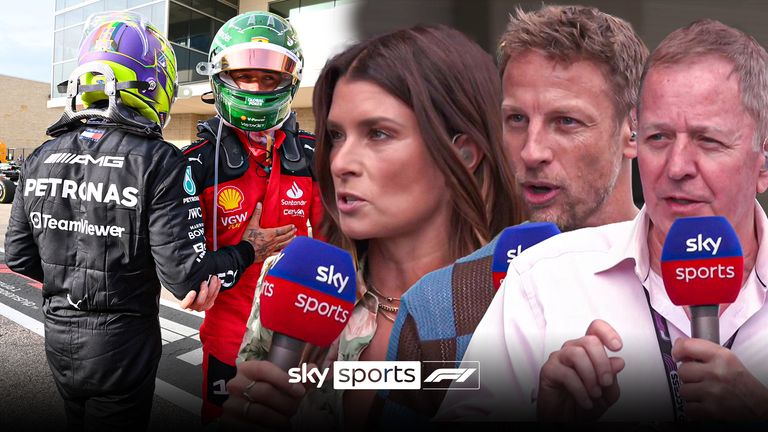 Martin Brundle, Danica Patrick and Jenson Button discuss why more cars weren't inspected after the United States GP following Lewis Hamilton and Charles Leclerc's disqualification