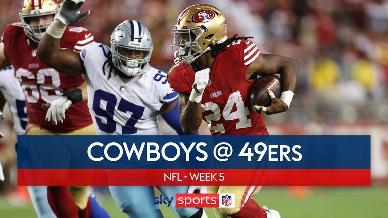 Highlights of the Dallas Cowboys against the San Francisco 49ers in Week Five of the NFL season