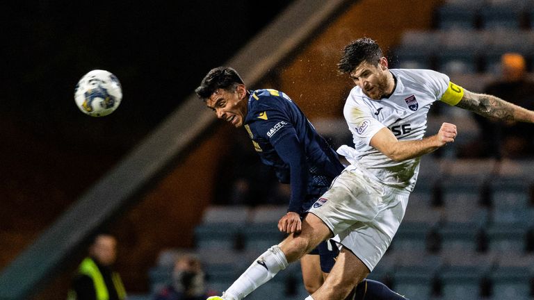 Diego Pineda could have won the game for Dundee late on but was denied by goalkeeper Ross Laidlaw