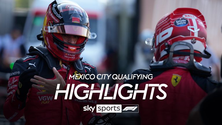 Charles Leclerc claimed pole position in a hectic Mexico City GP qualifying, with Lando Norris failing to make it out of Q1