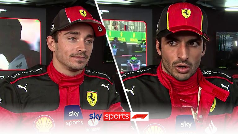 Ferrari's Charles Leclerc says he is not celebrating pole anymore despite finishing first in Q3, whilst Carlos Sainz says he expects Max Verstappen to be quicker in Sunday's Mexican GP.